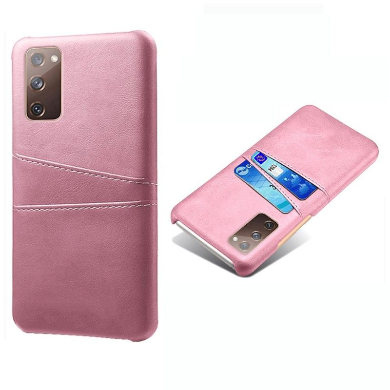 Case Samsung Galaxy S20 FE Murtumaton Puhelinkuoret Melody Leather Effect -korttikotelo