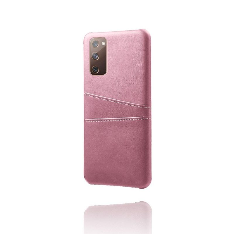 Case Samsung Galaxy S20 FE Murtumaton Puhelinkuoret Melody Leather Effect -korttikotelo