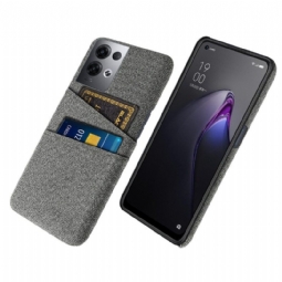 Kuori Oppo Reno 8 Pro Korttipidikkeen Kangas