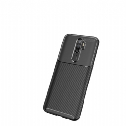 Case Oppo A9 2020 Murtumaton Puhelinkuoret Style Hiilikuitu Geelissä