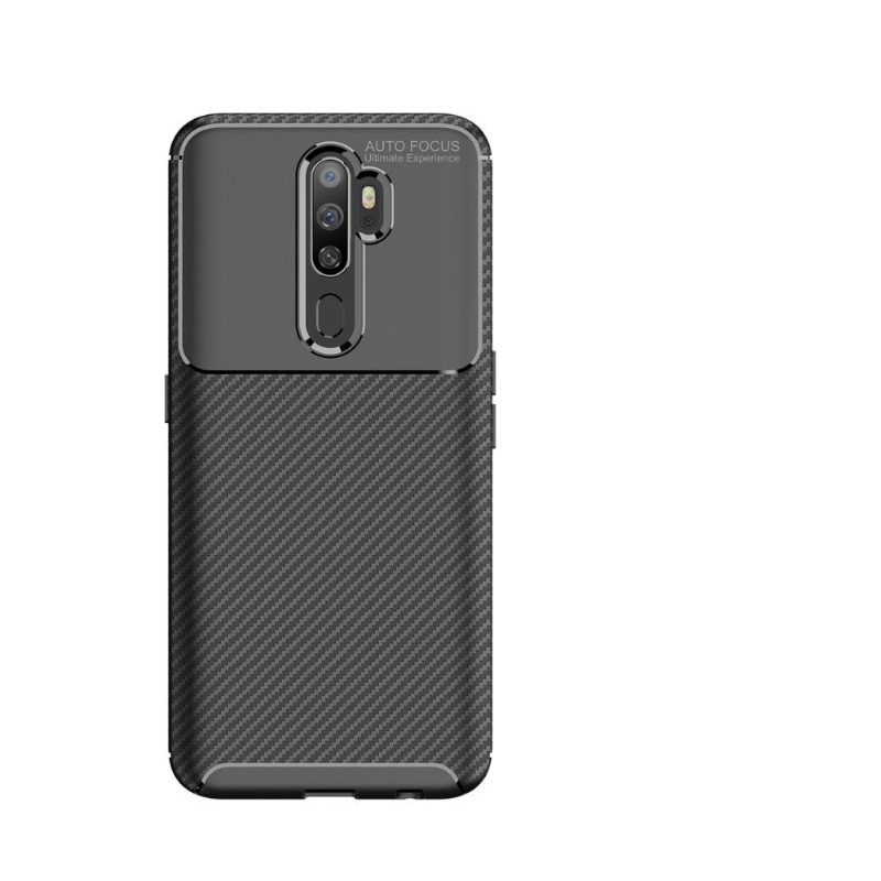 Case Oppo A9 2020 Murtumaton Puhelinkuoret Style Hiilikuitu Geelissä