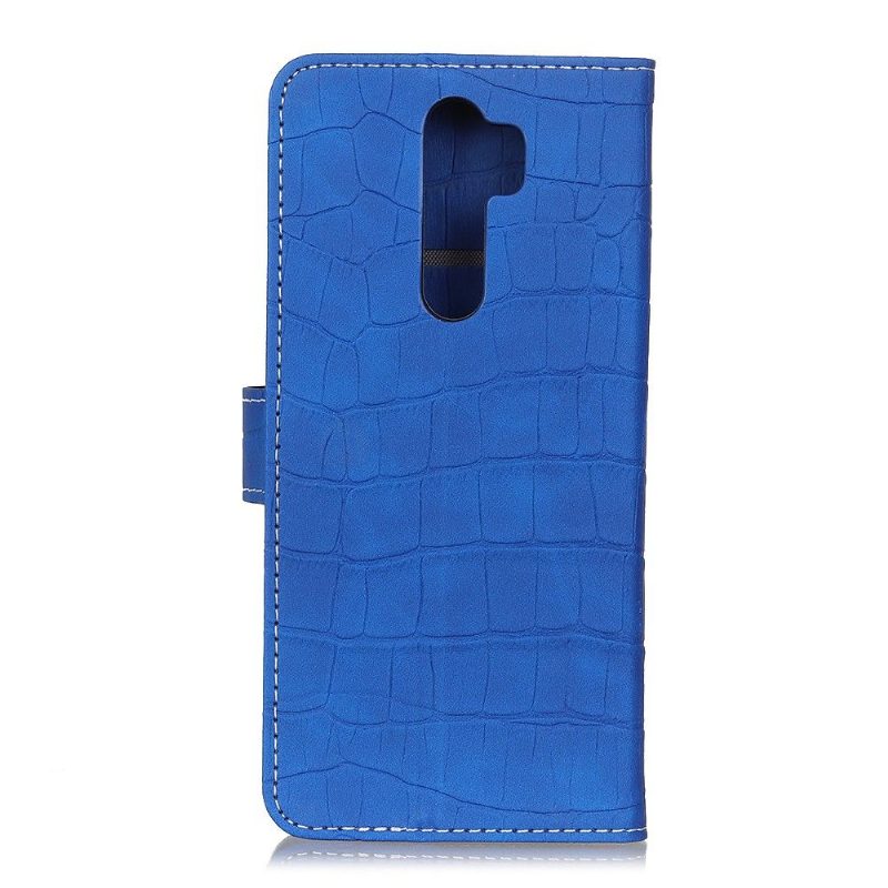 Flip Case Oppo A9 2020 Hemming Croc Keinonahkaefekti