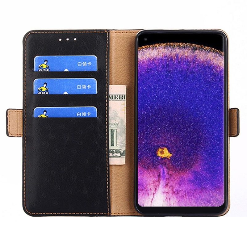 Kuoret Oppo Find X5 Pro Kotelot Flip Ulrich Faux Leather Folio