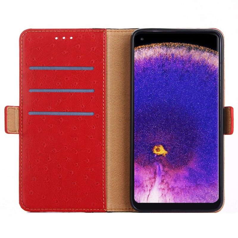 Kuoret Oppo Find X5 Pro Kotelot Flip Ulrich Faux Leather Folio