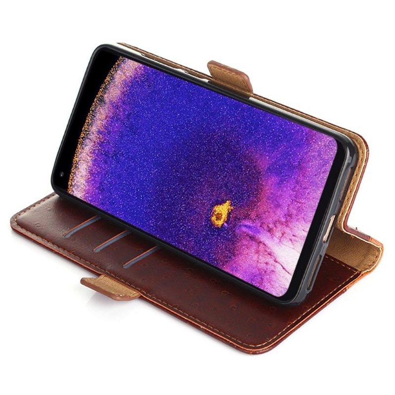 Kuoret Oppo Find X5 Pro Kotelot Flip Ulrich Faux Leather Folio