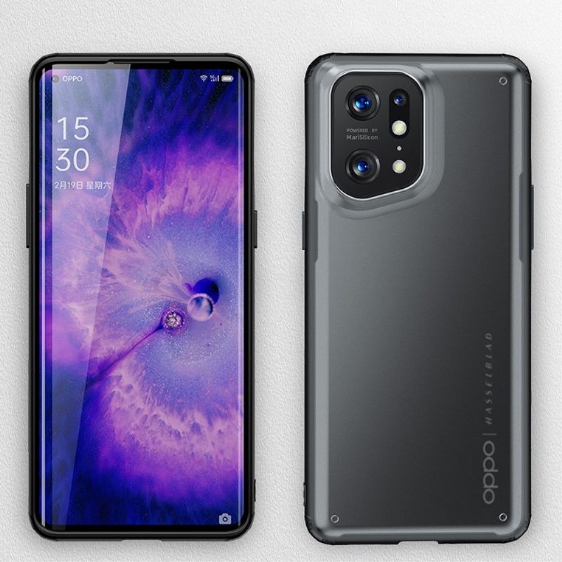 Kuori Oppo Find X5 Pro Armor Series Semi Clear