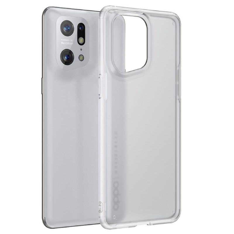 Kuori Oppo Find X5 Pro Armor Series Semi Clear