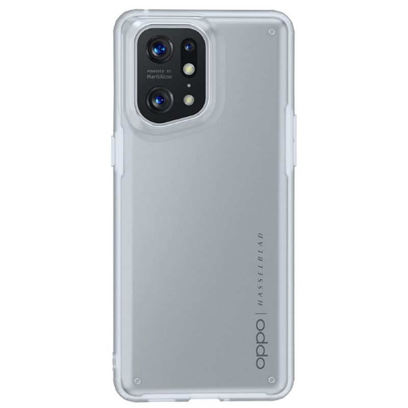 Kuori Oppo Find X5 Pro Armor Series Semi Clear