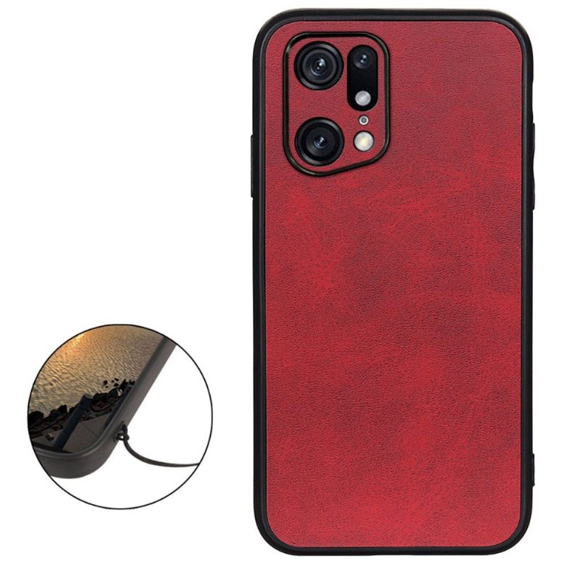 Kuori Oppo Find X5 Pro Jazz Faux Leather Vintage