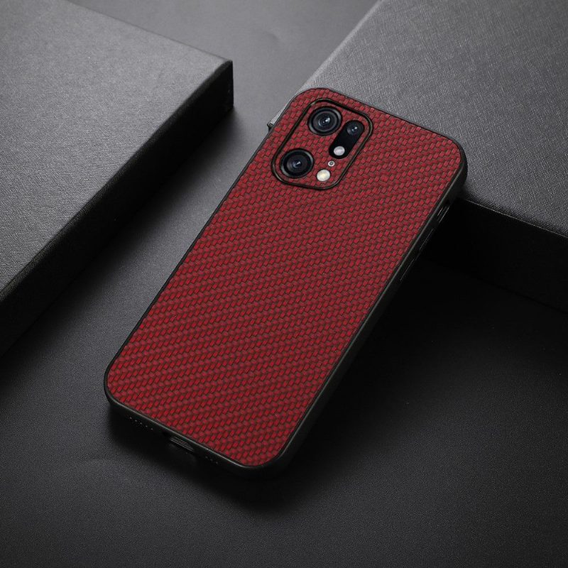 Kuori Oppo Find X5 Pro Style Carbon Fiber