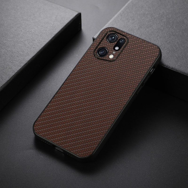 Kuori Oppo Find X5 Pro Style Carbon Fiber