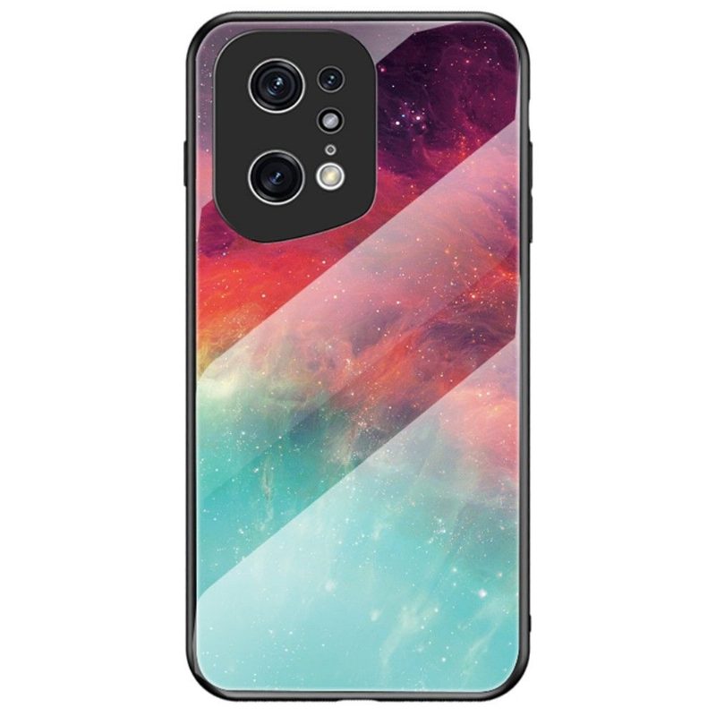 Kuori Oppo Find X5 Pro Suojakuori Nebula Glass Back