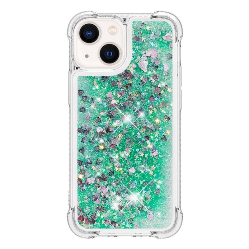 Case iPhone 15 Glitteriä