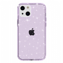 Kuori iPhone 15 Läpinäkyvä Glitter