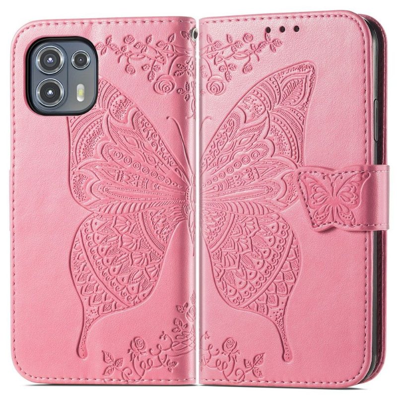 Kotelot Motorola Edge 20 Lite Suojakuori Butterfly Relief