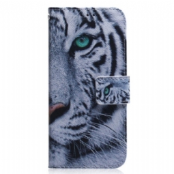 Kotelot Oppo Reno 8 Suojaketju Kuori Strappy White Tiger