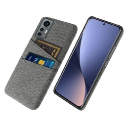 Case Xiaomi 12 Lite Korttipidikkeen Kangas