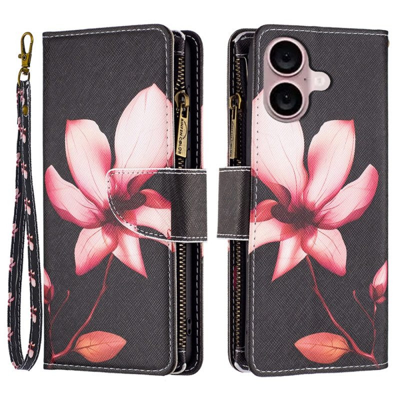 Kotelot iPhone 16 Lotus Wallet Suojakuori