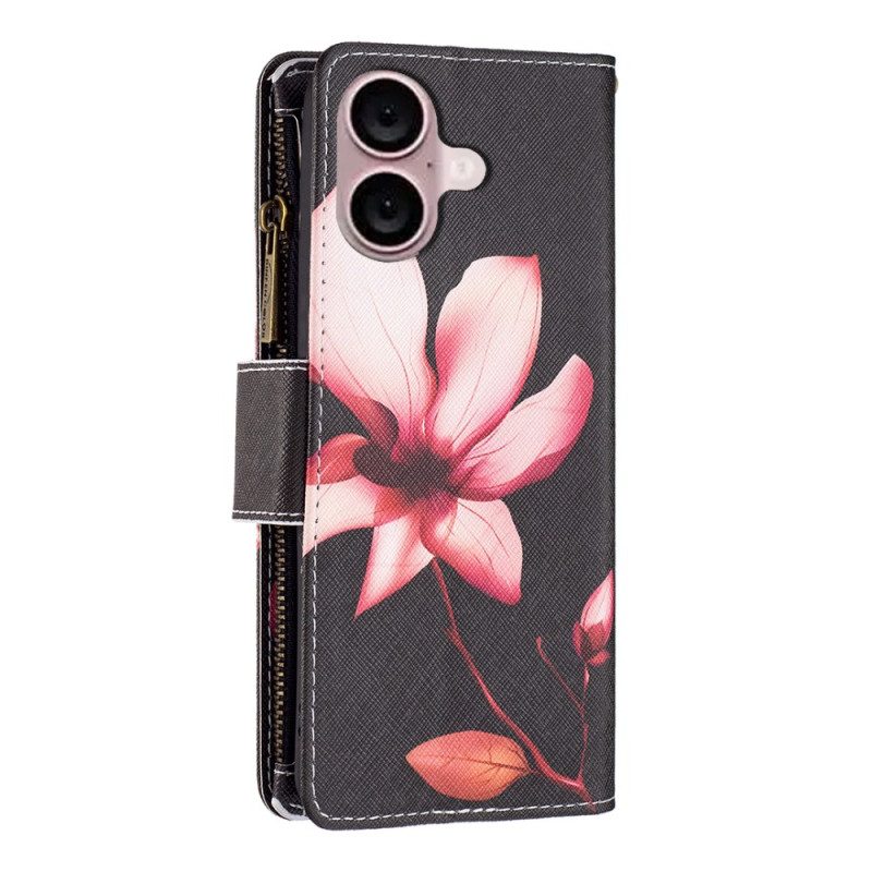 Kotelot iPhone 16 Lotus Wallet Suojakuori