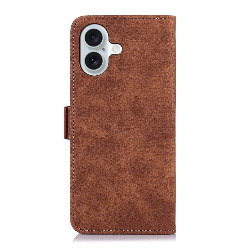 Kotelot iPhone 16 Puhelinkuoret Abeel Vintage Faux Leather