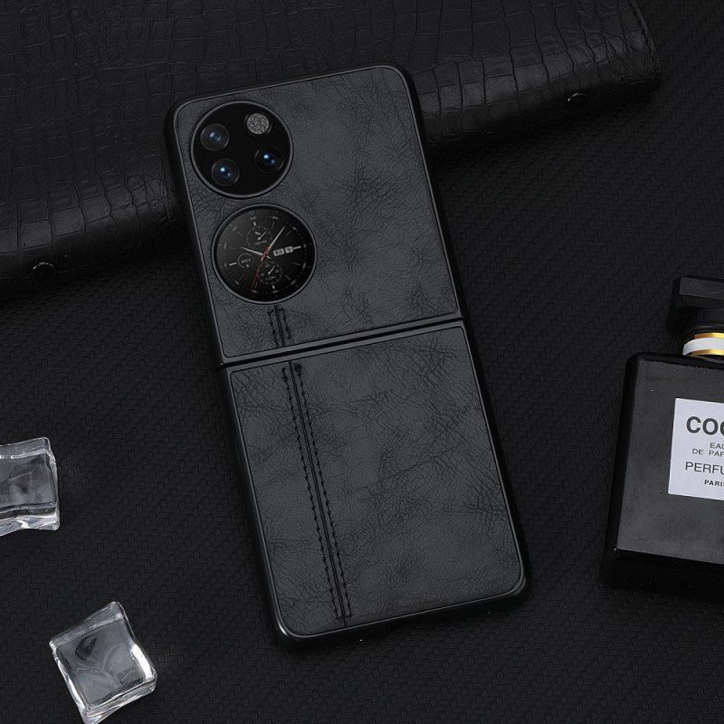 Case Huawei P50 Pocket Keinonahan Tikkaukset