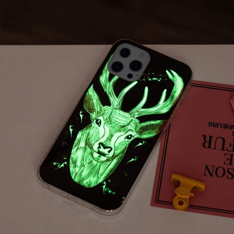 Case iPhone 15 Pro Fluoresoiva Hirvi