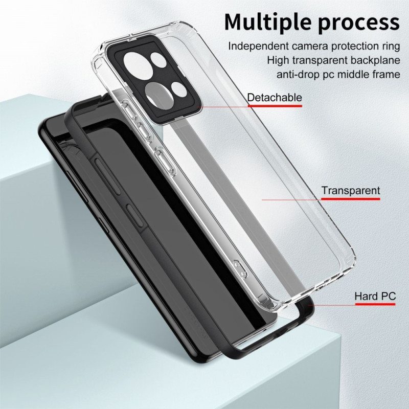 Case Oppo Reno 8 Läpinäkyvä Hybridi