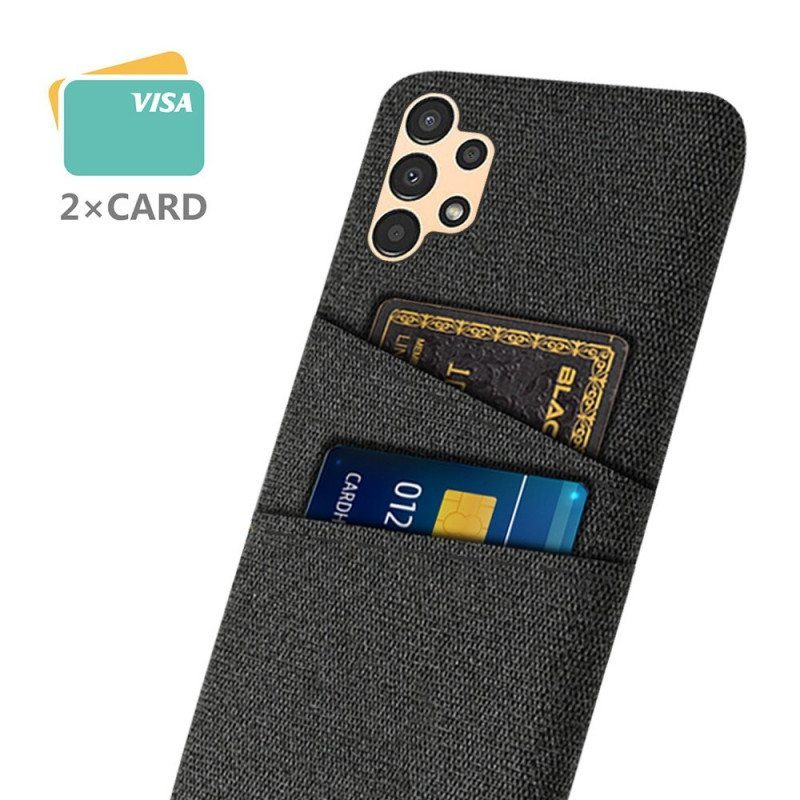 Case Samsung Galaxy A13 Korttipidikkeen Kangas