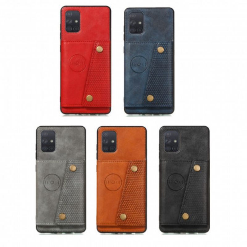 Case Samsung Galaxy A52 4G / A52 5G / A52s 5G Lompakkokuori Nappaa Lompakko