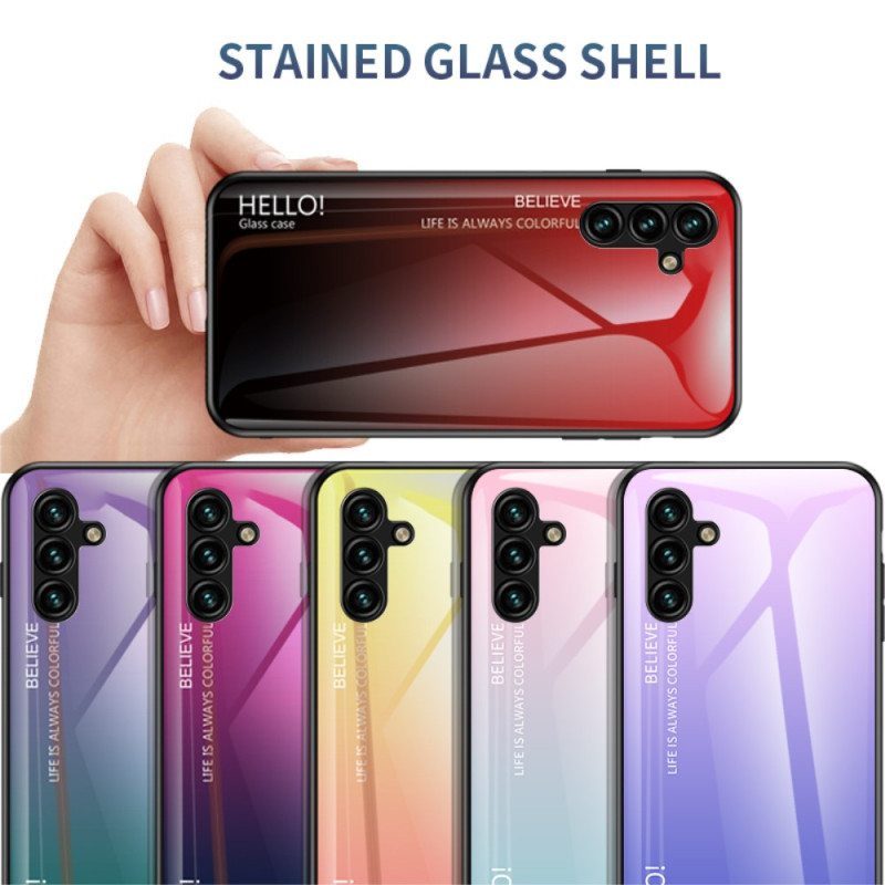 Case Samsung Galaxy A54 5G Karkaistu Lasi Hello