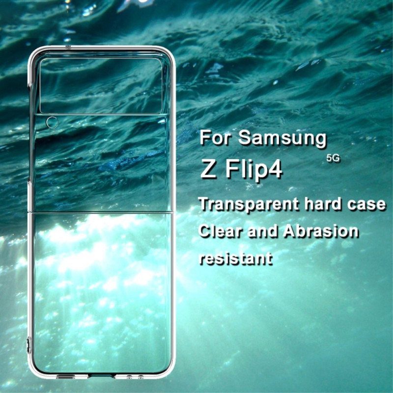 Case Samsung Galaxy Z Flip 4 Kotelot Flip Imak Läpinäkyvä