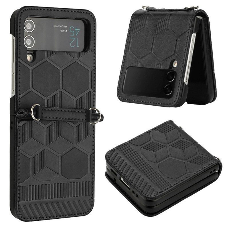 Case Samsung Galaxy Z Flip 4 Kotelot Flip Jalkapallopallon Suunnittelu