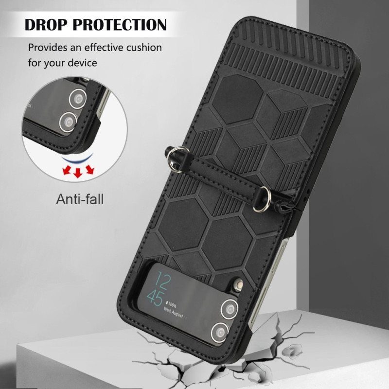 Case Samsung Galaxy Z Flip 4 Kotelot Flip Jalkapallopallon Suunnittelu