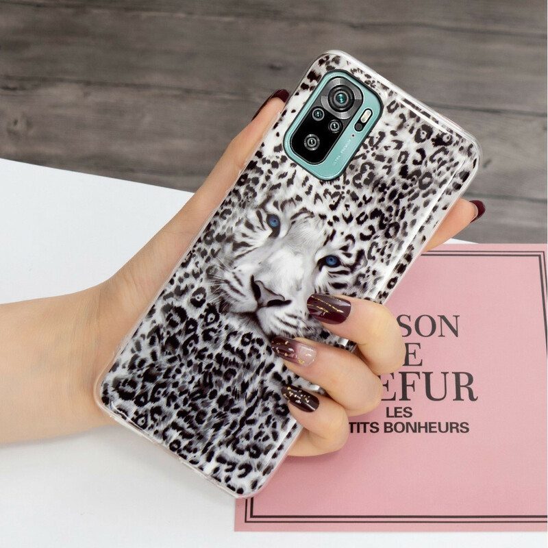 Case Xiaomi Redmi Note 10 / 10S Fluoresoiva Leopard