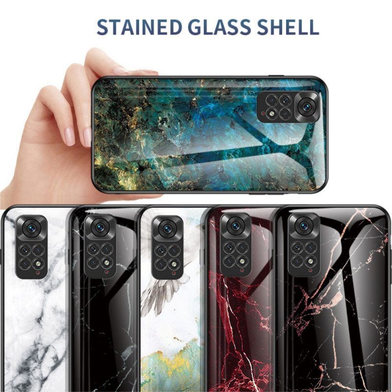 Case Xiaomi Redmi Note 11 / 11S Marmorivärit Karkaistu Lasi