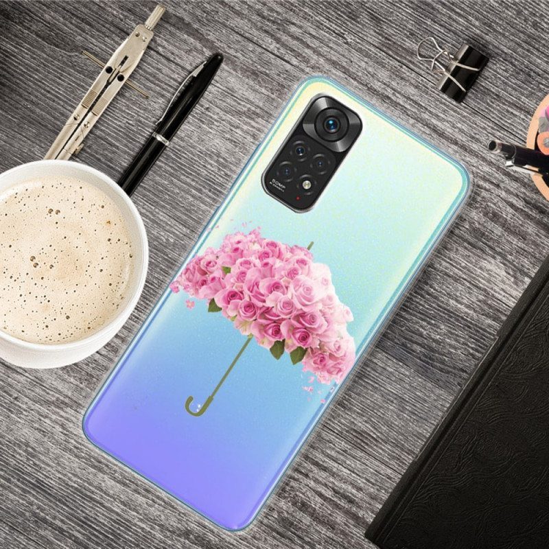 Case Xiaomi Redmi Note 11 / 11S Sateenvarjo Ruusuissa