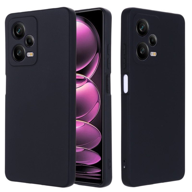 Case Xiaomi Redmi Note 12 Pro Nestemäinen Silikoni Kaulanauhalla