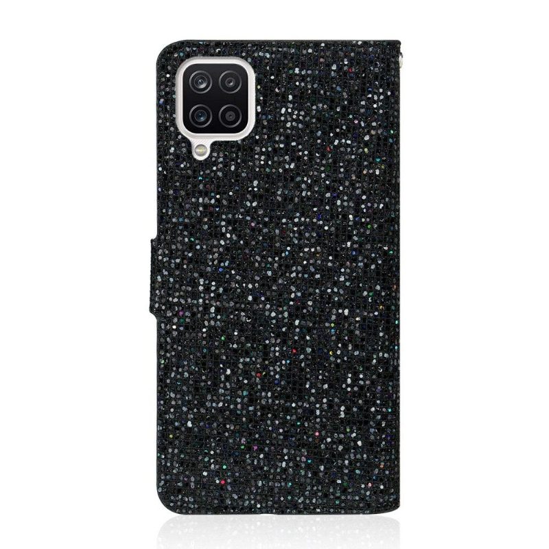 Kotelot Samsung Galaxy A12 Glitter-korttikotelo