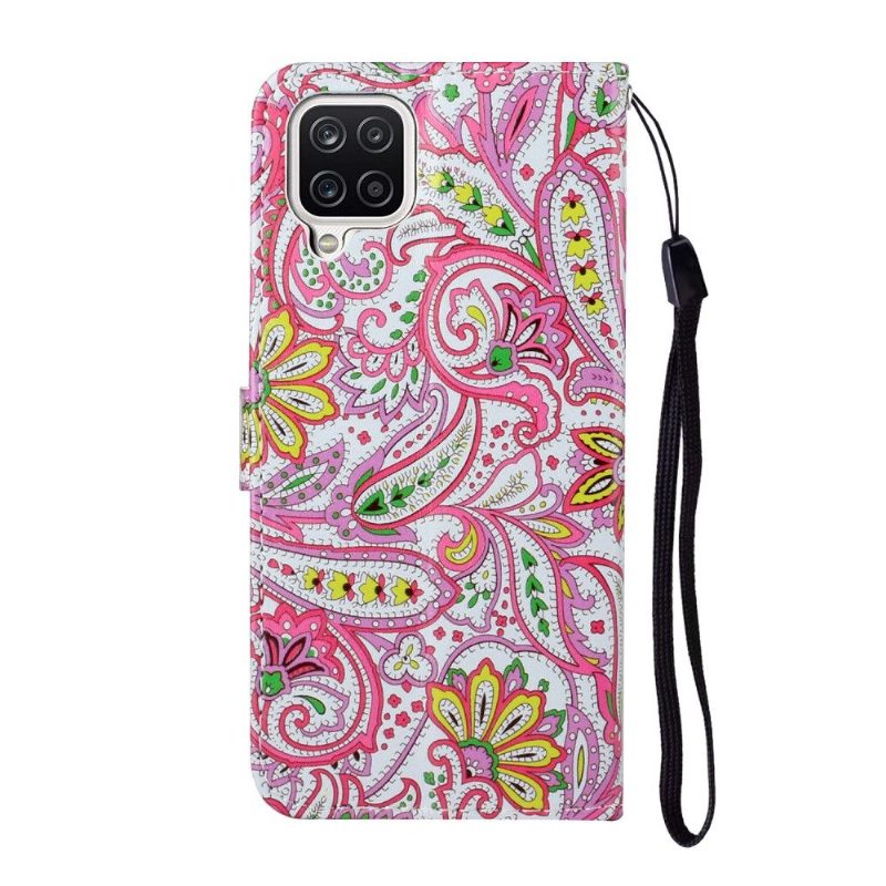 Kotelot Samsung Galaxy A12 Paisley Flower