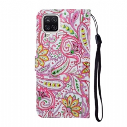 Kotelot Samsung Galaxy A12 Paisley Flower