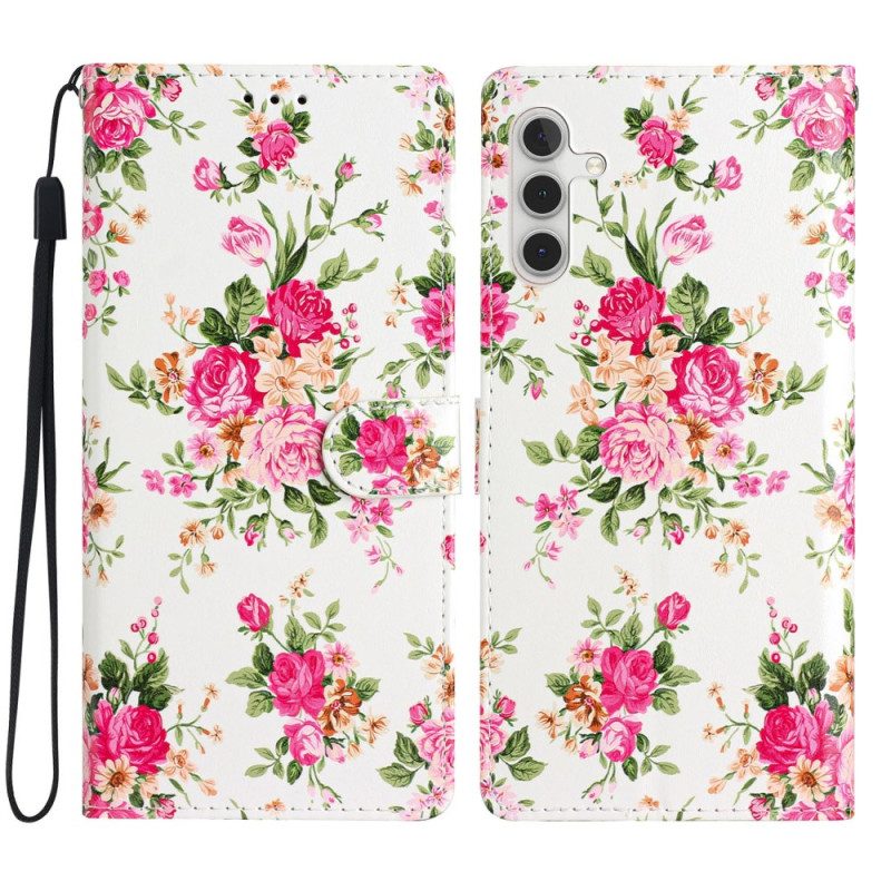 Kotelot Samsung Galaxy A55 5g Puhelinkuoret Liberty Flowers In Lnaière