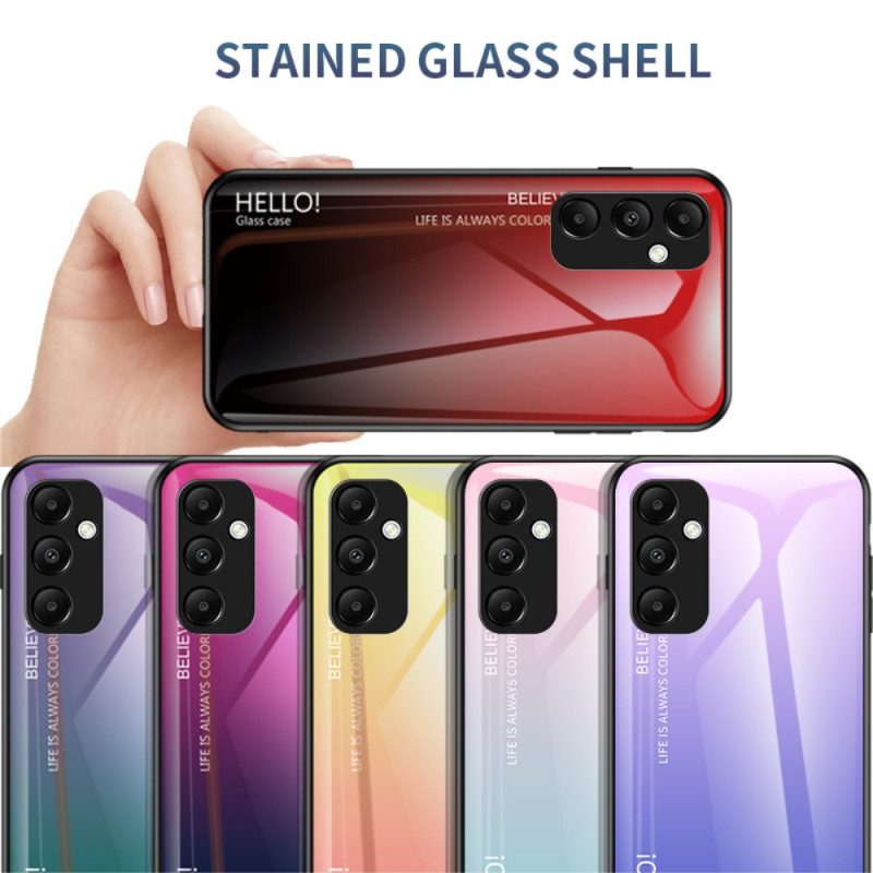 Kuori Samsung Galaxy A55 5g Hello Tempered Glass