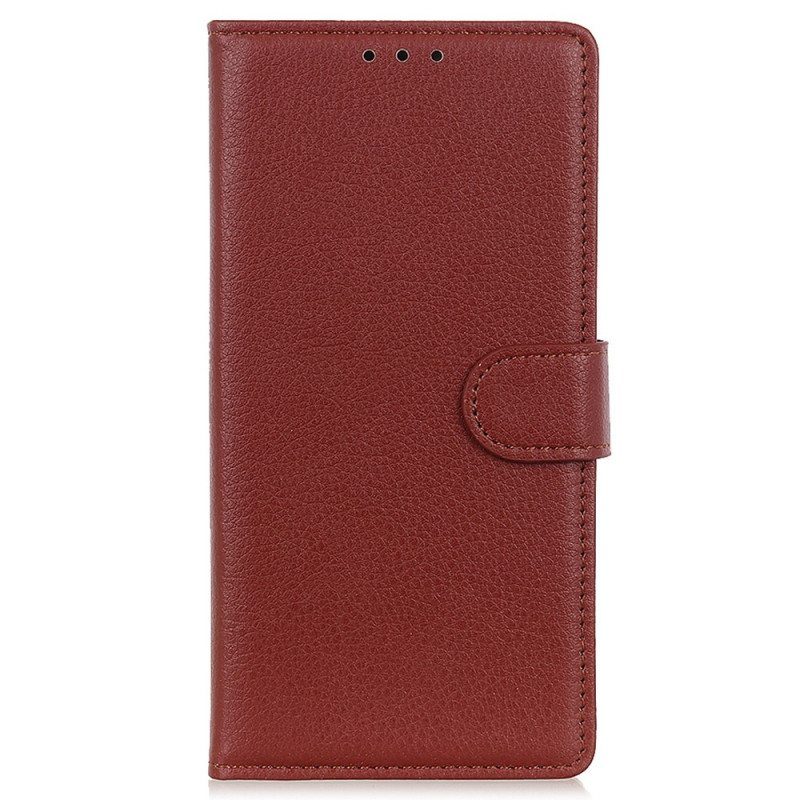 Kotelot Google Pixel 7 Perinteinen Litchi Faux Leather