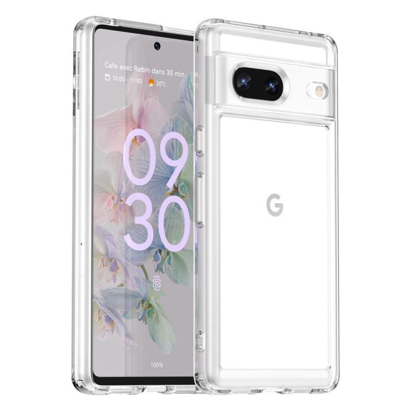 Kuori Google Pixel 7 Läpinäkyvä Hybridi