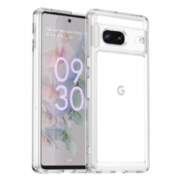 Kuori Google Pixel 7 Läpinäkyvä Hybridi