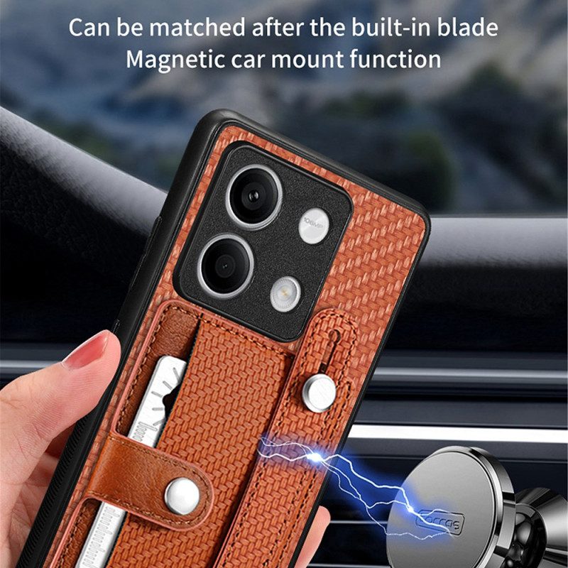 Case Xiaomi Redmi Note 13 5g Puhelinkuoret Korttipidike Ja Hihna