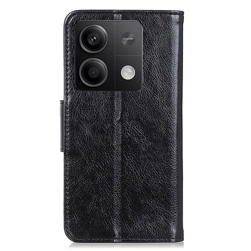 Kotelot Xiaomi Redmi Note 13 5g Nappan Rakenne Haljasnahka