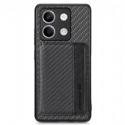 Kuori Xiaomi Redmi Note 13 5g Carbon Fiber Texture -korttipidike