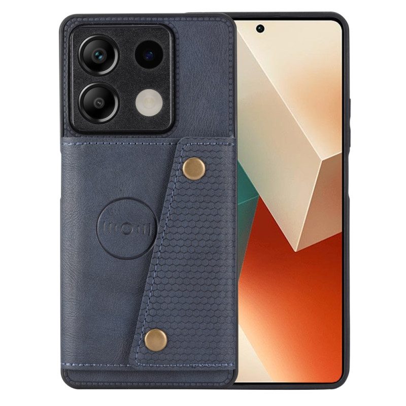 Kuori Xiaomi Redmi Note 13 5g Nahkainen Tehostekorttikotelo Suojakuori