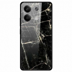 Kuori Xiaomi Redmi Note 13 5g Platinum Black Pattern Tempered Glass